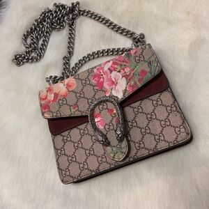 Gucci Supreme Mini Bloom Dionysus Shoulder Bag